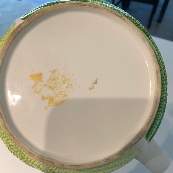 Vintage OTAGIRI Rainbow & Schoolhouse/Church Teapot Stippled Finish - Picture 4 of 4